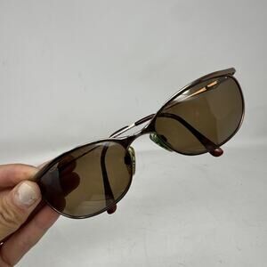 Maui Jim Polarized MJ-163-23 Copper Sunglasses Brown Lens 130 Japan Men Women